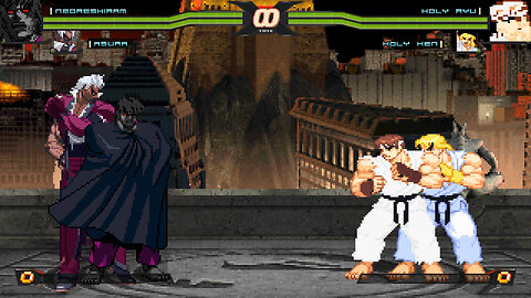 MUGEN - NeoReshiram & Asura vs. Holy Ryu & Holy Ken - Download