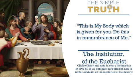The Institution of the Eucharist (Joanne Wright) - 11/9/22