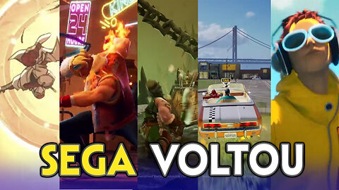 5 NOVOS jogos da SEGA - Golden Axe, Shinobi, Streets of Rage, Jet Set Radio e Craxy Taxi
