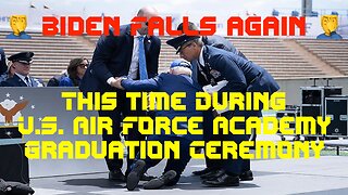 Biden Falls Again This Time During U.S. Air Force Academy Graduation Ceremony