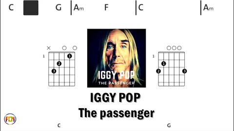 IGGY POP The passenger - (Chords & Lyrics like a Karaoke) HD