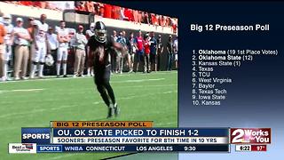 Oklahoma named presason Big 12 favorite for 8th time in 10 years