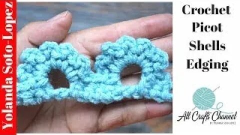 Crochet Picot edging stitch