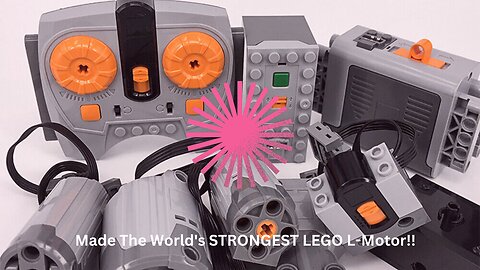 Made The World's STRONGEST LEGO L-Motor!!