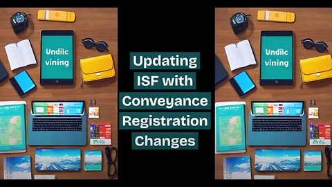 What happens if an importer fails to update ISF with conveyance registration changes?