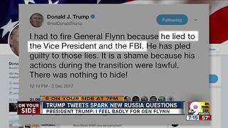 Trump tweets spark new Russia question