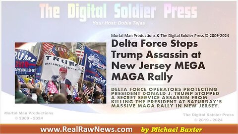 Delta Force Stops Trump Assassin at New Jersey MEGA MAGA Rally