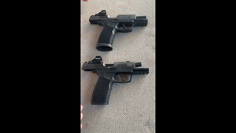 Quick comparison of P365X Macro and P365 X Macro with the Tacops package from InSIGNation