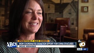 Mom organizes donations for Coronavirus evacuees