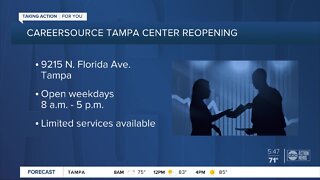 CareerSource Tampa Bay reopening offices with limited operations