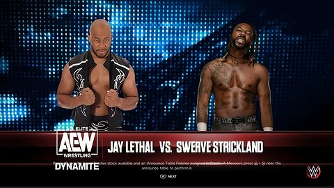 AEW Continental Classic Tournament Gold League Jay Lethal vs Swerve Strickland