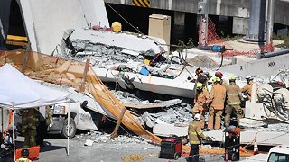 Crews Work Overnight To Find Victims Of Florida Bridge Collapse