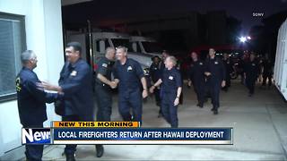 San Diego firefighters return from Hawaii mission