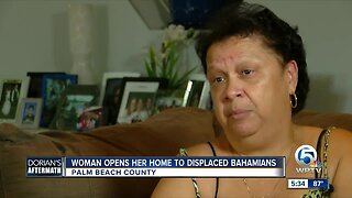 Woman opens her home to displaced Bahamians
