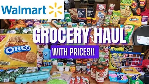 🛒NEW! WALMART GROCERY HAUL | WITH PRICES | PUMPKIN SPICE 🎃