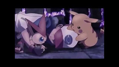 Ash says “I’m sorry” to Victini (JP)