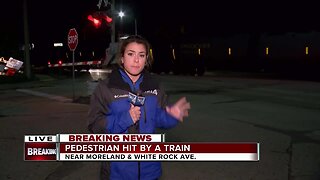 Pedestrian hit by a train in Waukesha