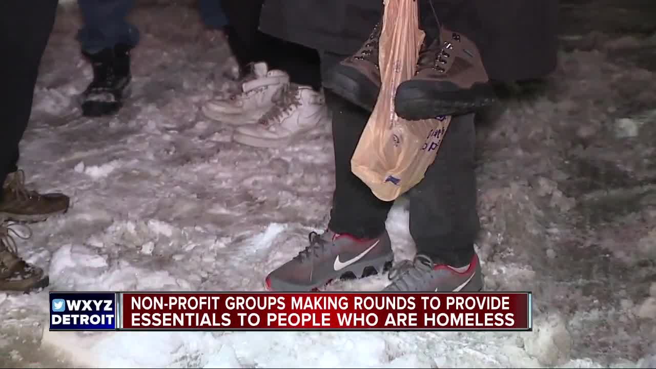 Nonprofit groups making rounds to provide essentials to people who are homeless
