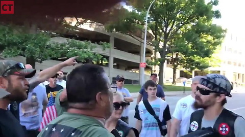 Watch: Trump Crowd Boots White Nationalists in Video Media Will Suppress
