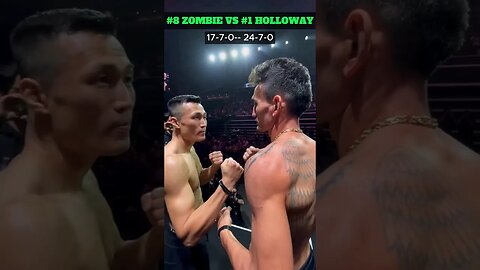 Max Holloway vs. Chan Sung Jung: UFC Singapore Face-off #ufc #mma #shorts