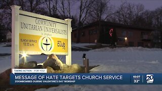 Message of hate targets Brighton church service