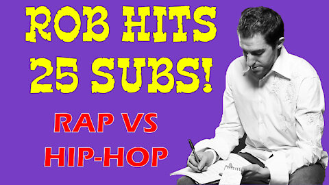Rap vs Hip-Hop | Rob Learns The Difference | Original Rap Song