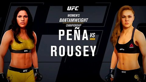 EA Sports UFC 3 Gameplay Ronda Rousey vs Julianna Pena