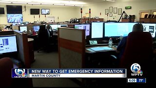 New way to get emergency information in Martin County