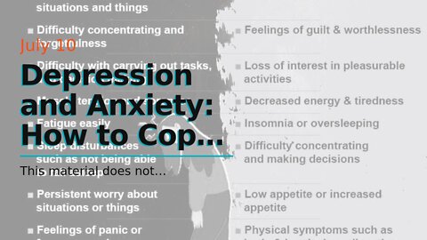 Depression and Anxiety: How to Cope with Both, Differences Fundamentals Explained