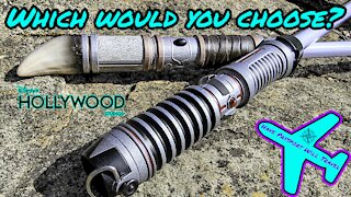 We build Lightsabers! | Disney Hollywood Studios | Galaxy's Edge | Star Wars | Disney VLOG