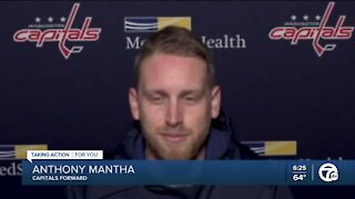 Anthony Mantha was sleeping when Steve Yzerman called to tell him about trade