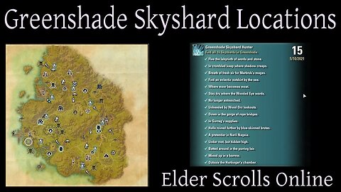Greenshade Skyshard Locations [Elder Scrolls Online] ESO
