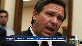 What's next for the candidates in the race for governor