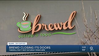 Local shop Brew'd Coffee and Food closes its doors