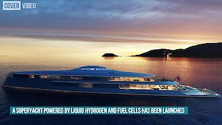 Superyacht powered by liquid hydrogen launched