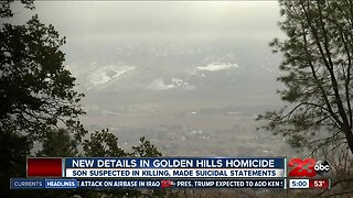 Golden Hills Homicide Update: Son suspected in killing, made suicidal statements
