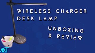 Momax Desk Lamp with Wireless Charger | Unboxing & Review