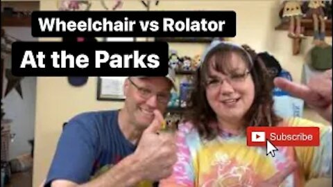 A Wheelchair VS Rollator comparison for the parks.