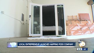 Local entrepreneur launches napping pods