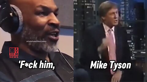 Why Would Trump Do This For Mike Tyson If He Was A Racist?