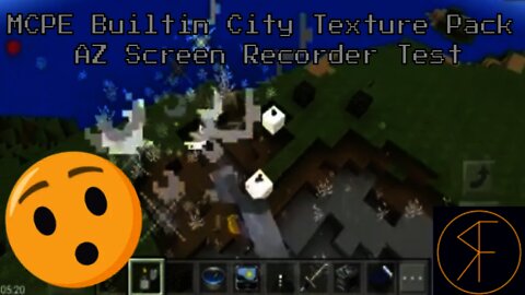 MCPE Builtin City Texture Pack AZ Screen Recorder Test - Random Fandom