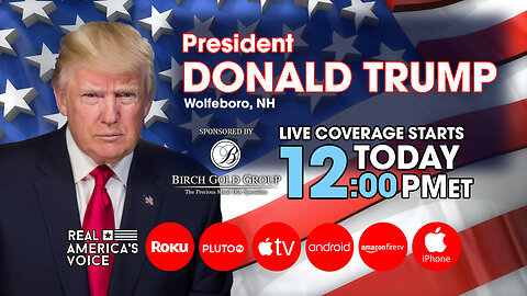 COVERAGE OF PRESIDENT TRUMP'S REMARKS IN WOLFEBORO, NH 10-9-23