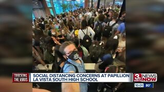 Social distancing concerns at Papillion La Vista South