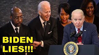 Joe Biden tells a BUNCH OF LIES to Black People at Ebenezer Baptist Church during MLK speech!