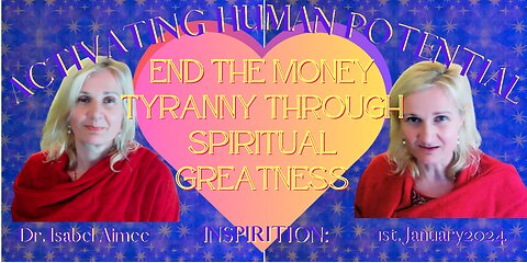 end the money tyranny through spiritual greatness
