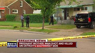 Pregnant mother, man shot and killed on Detroit's southwest side