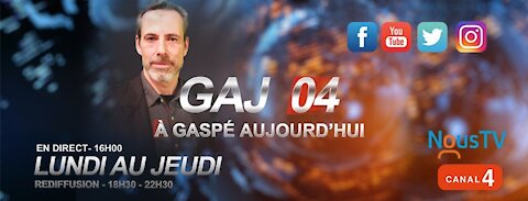 À Gaspé Aujourd'hui : Spécial Élection Municipale 2021