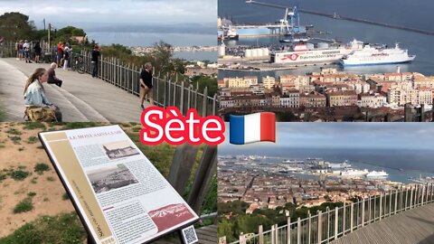 Canal du Rhône à Sète montpellier 2022 نهر سات بفرنسا من اعلى قمة