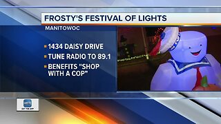 Frosty's Festival of Lights display