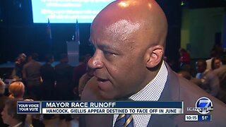 Denver mayor's race appears to be headed to runoff between Hancock and Giellis